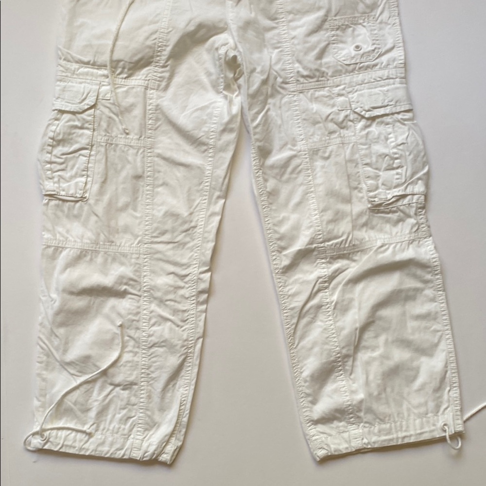 Norma Kamali White White women's Cargo Pants - Picture 4 of 6